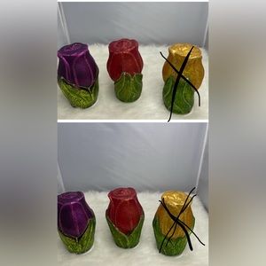 Set of 2 mercury garden lights